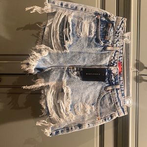 Blue Jean Cut-off Shorts